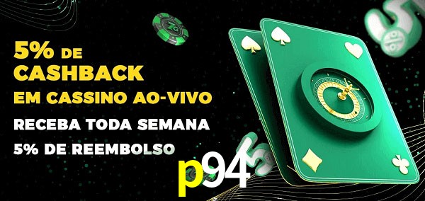 Promoções do cassino ao Vivo p94